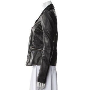 Iris & Ink Lamb Leather Biker Jacket